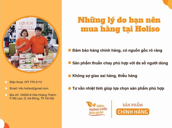 Lý do nên mua hàng tại Holiso